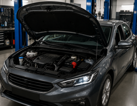 open bonnet vehicle health check
